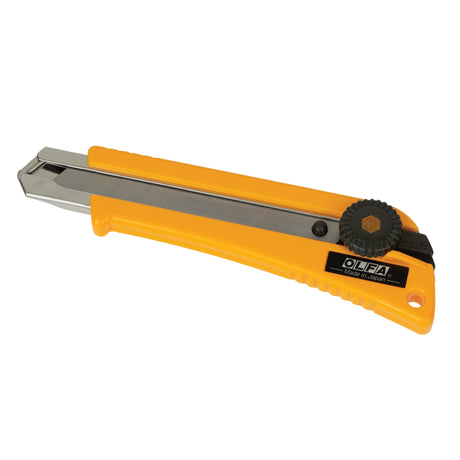 Olfa® 18mm L-2 Classic Heavy-Duty Utility Knife with Rubber Inset
