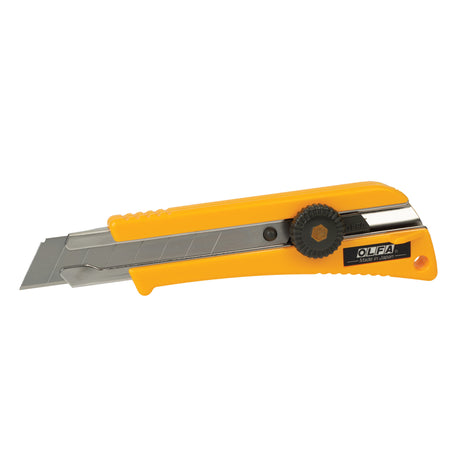 Olfa® 18mm L-2 Classic Heavy-Duty Utility Knife with Rubber Inset