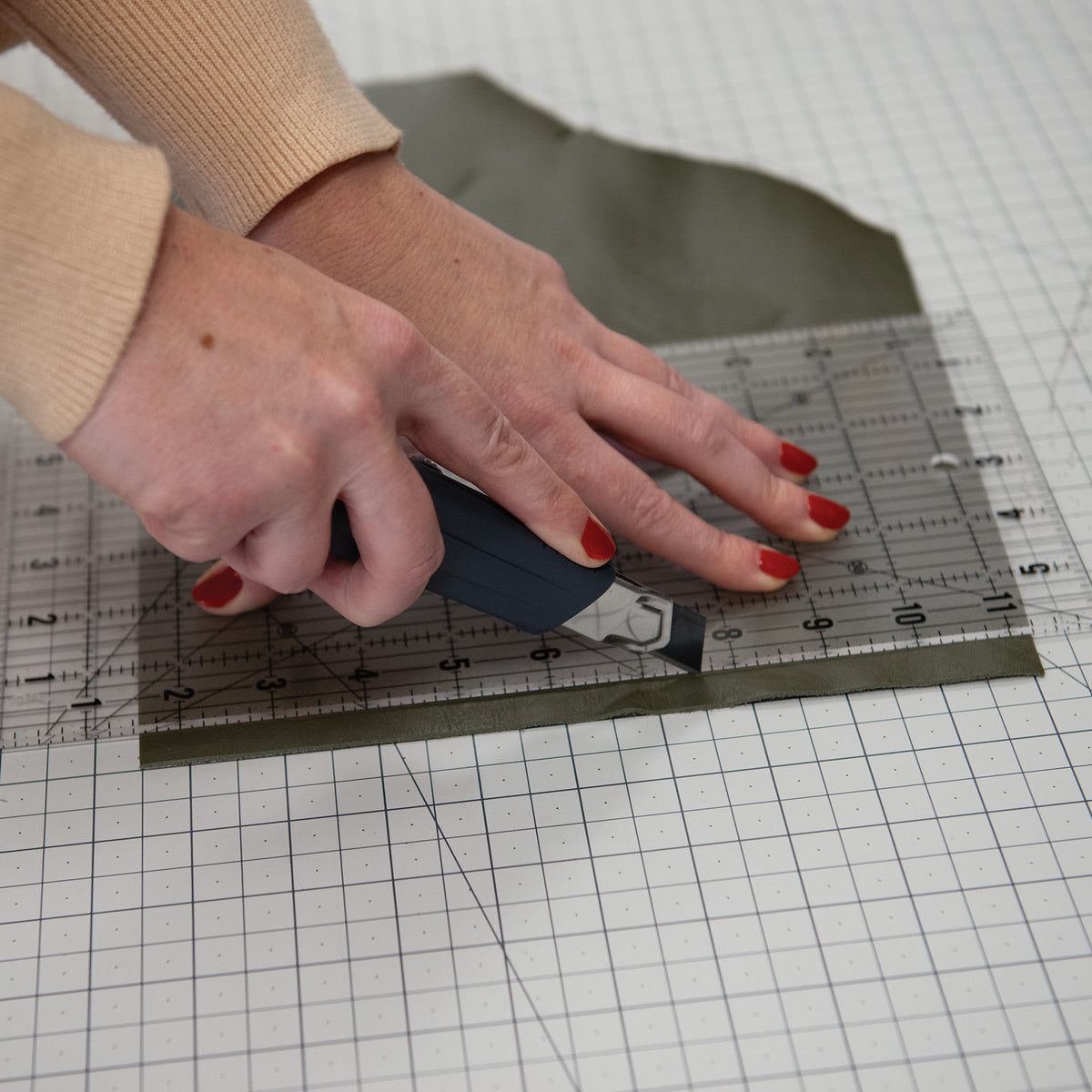 Leather Work Ruler Acrylic Ruler - Weaver Leather Supply