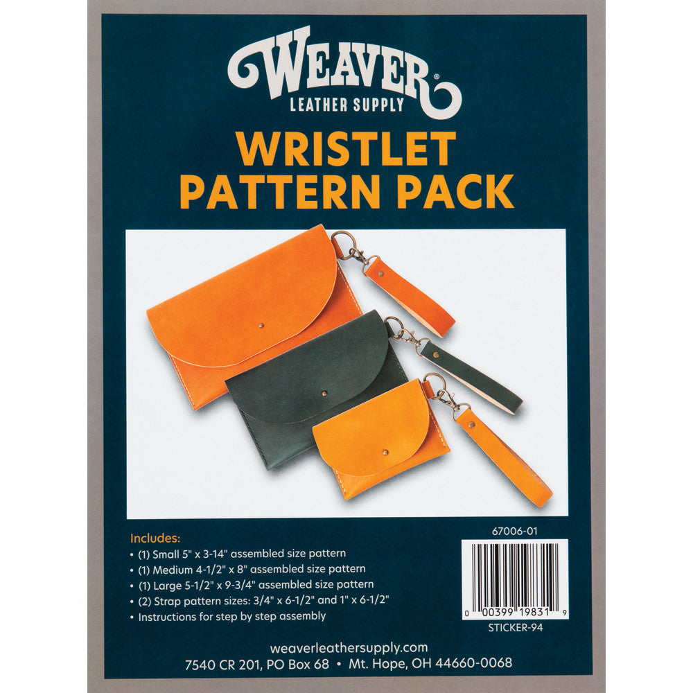 Weaver 63 Pattern Wristlet Pattern Pack - Weaver Leather Supply