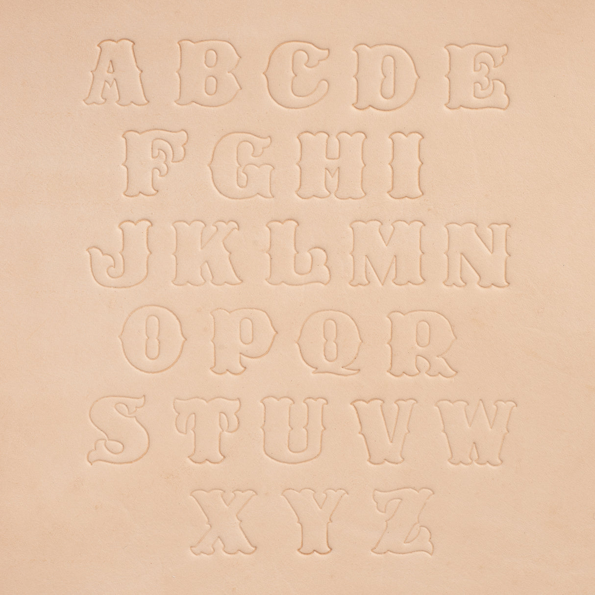 Uppercase Alphabet Stamping Set, 1"