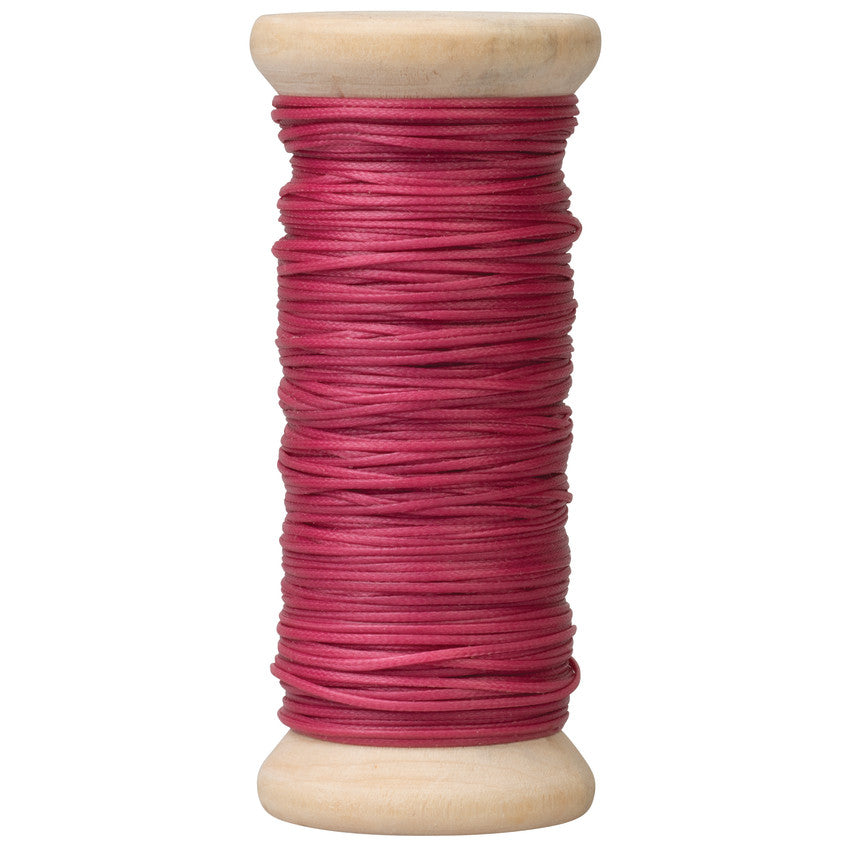 Waxed Thread Pink Realeather BTH100-06 100 Yards 50g Made in USA