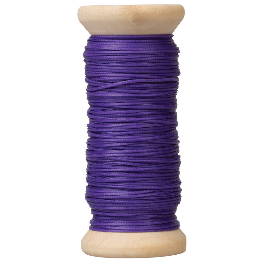 Ritza Waxed Tiger Thread, 0.6 mm, 50 meter spool - Weaver Leather Supply