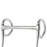 Miniature Half Cheek Driving Bit, 3-1/2" Mullen Mouth, Stainless Steel