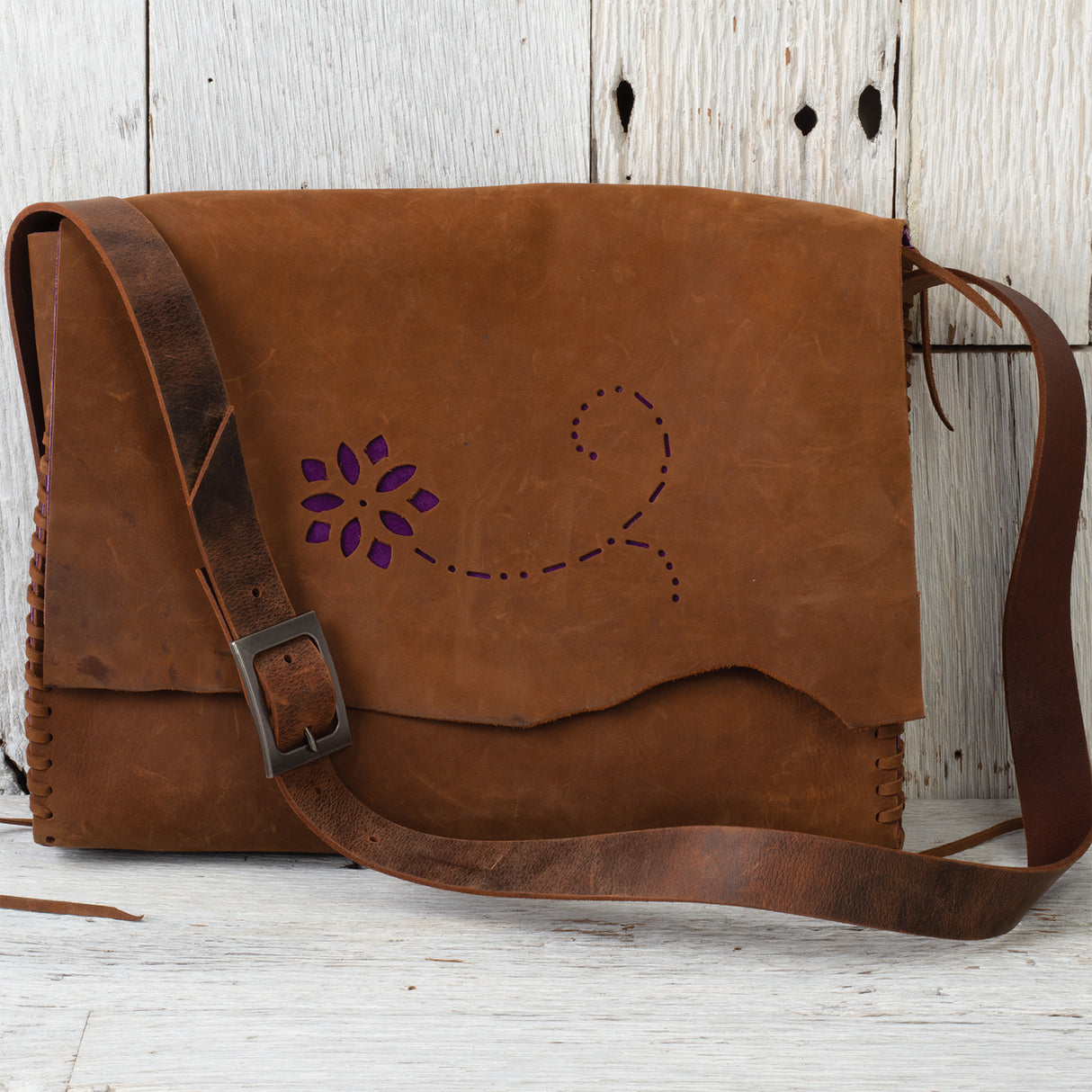 Water Buffalo Leather, Crazy Horse, Side