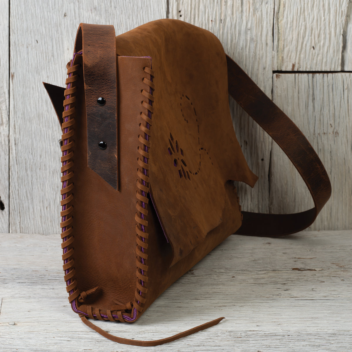 Water Buffalo Leather, Crazy Horse, Side