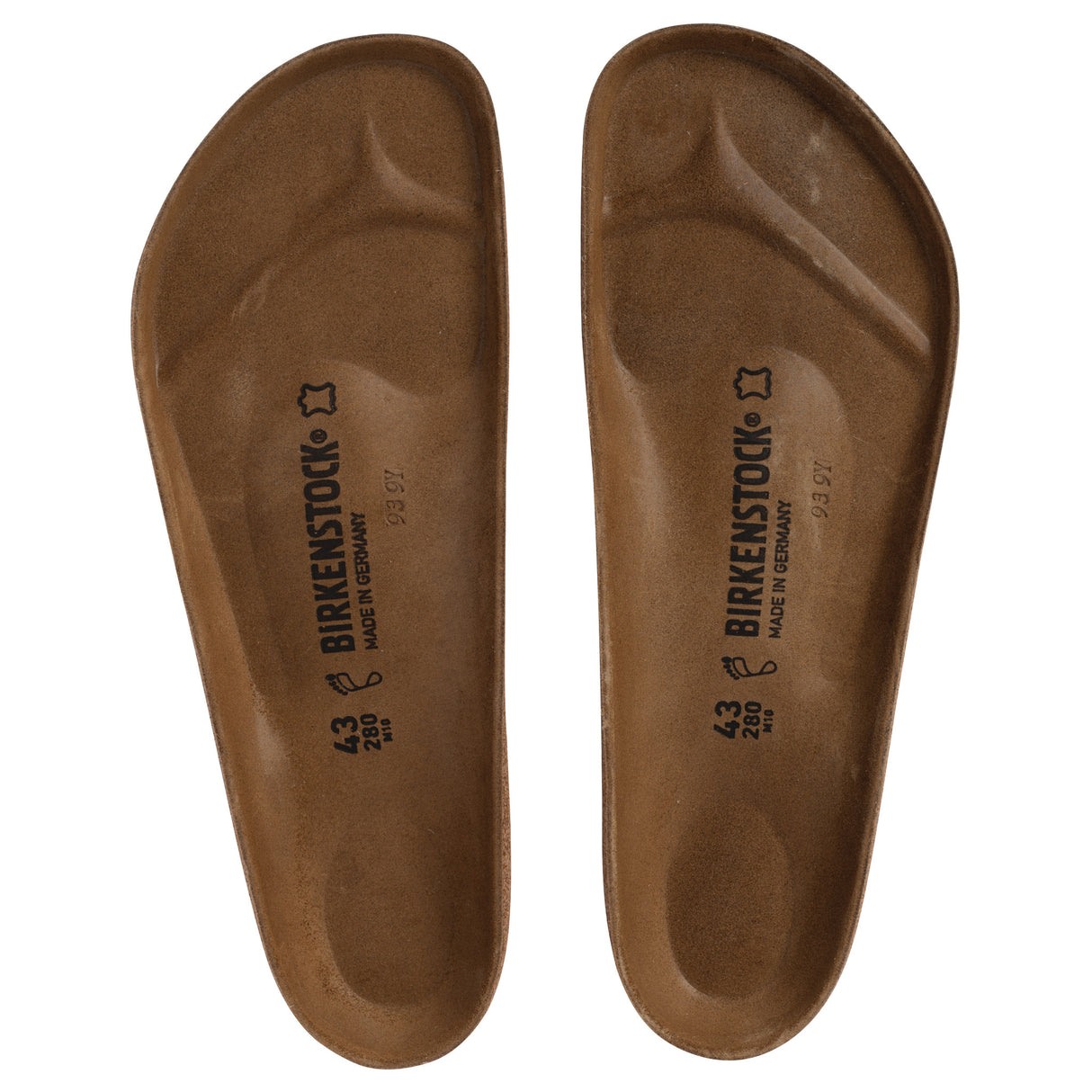 43mm, Birkenstock Dark Suede Footbed