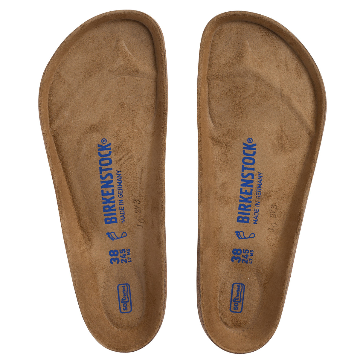 38mm, Birkenstock Soft Suede Footbed