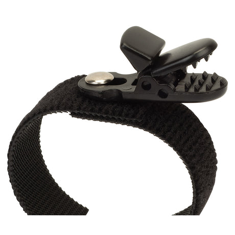1 1/2" Black, CueClip with Holder, Plastic