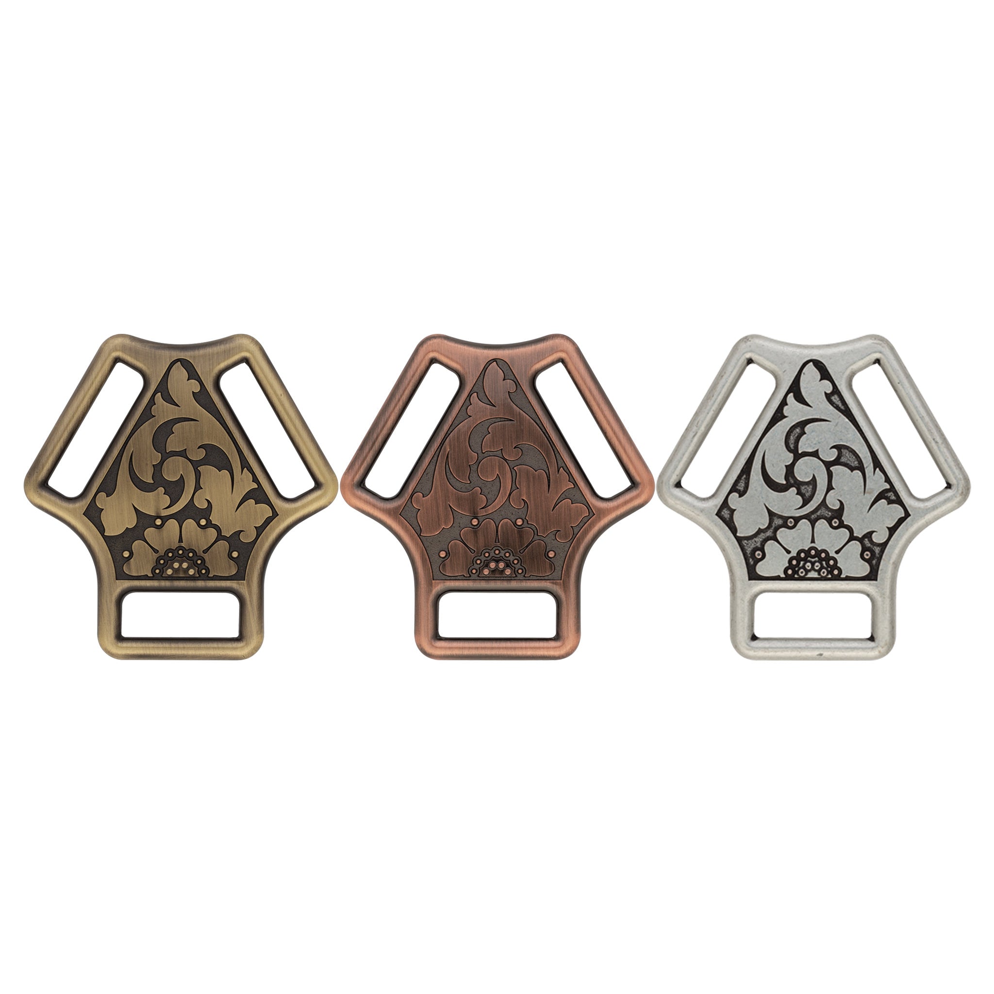 Bague Collier De Poitrine Style Western - Martingale En Acier Inoxydable Par Jeremiah Watt