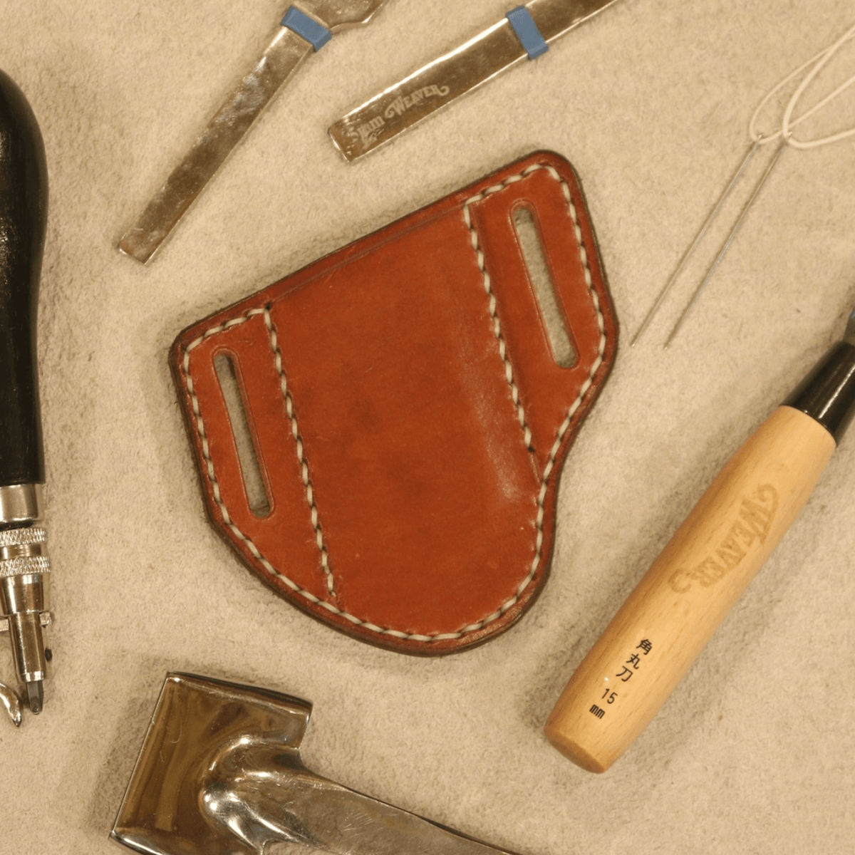 Folding Knife Pancake Sheath Pattern