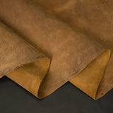 Water Buffalo Leather Side, Crazy Horse Brown