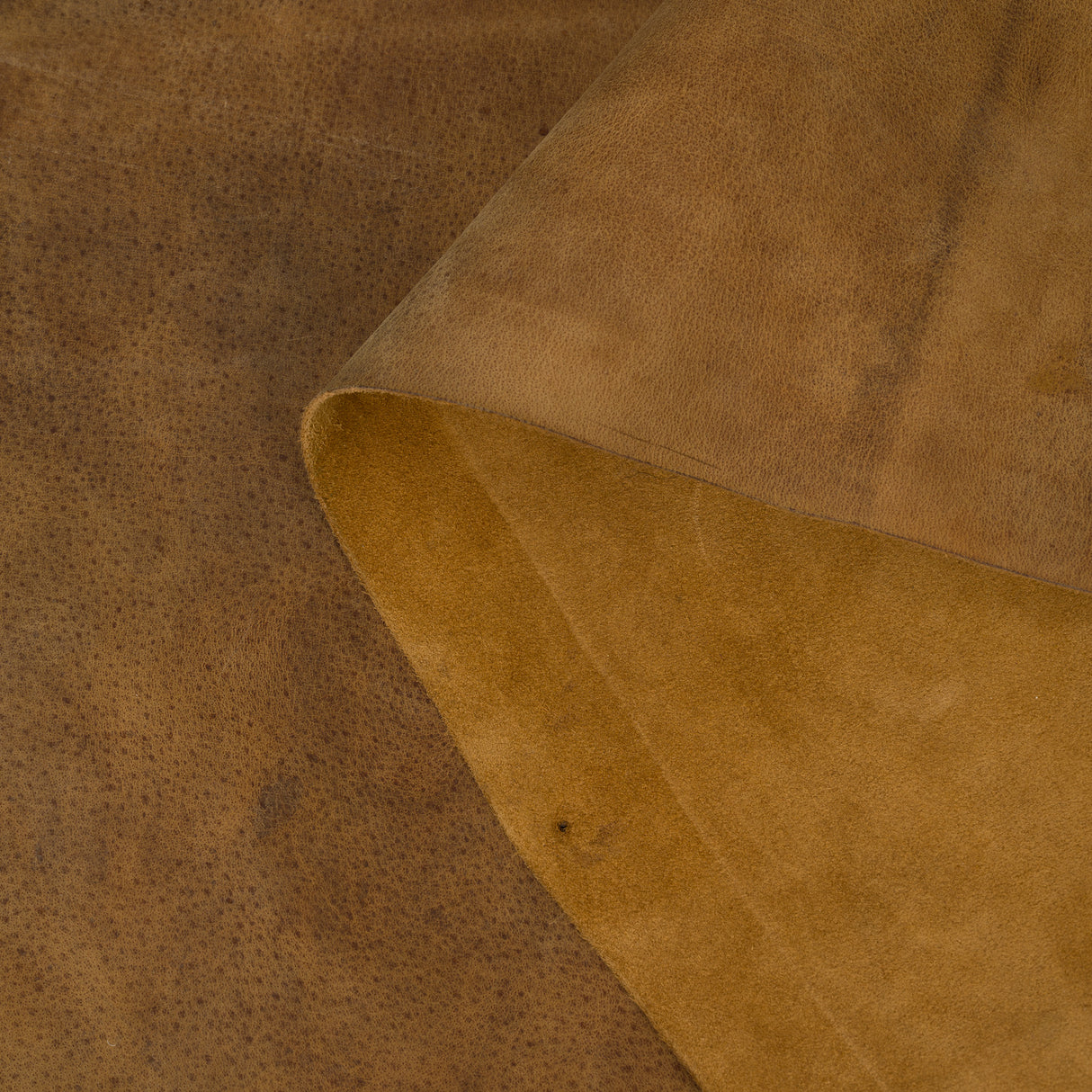 Water Buffalo Leather Side, Crazy Horse Brown