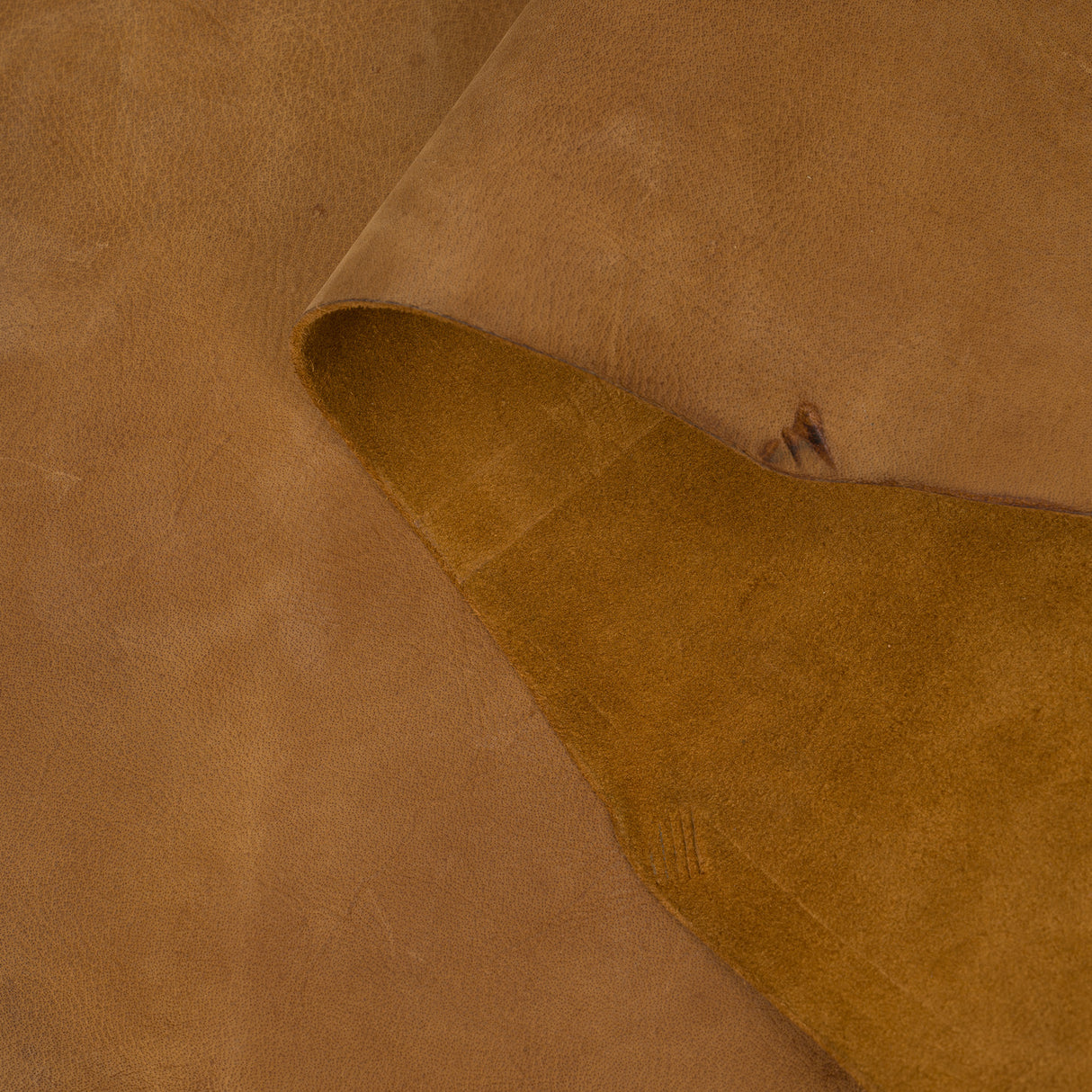 Water Buffalo Leather Side, Crazy Horse Brown