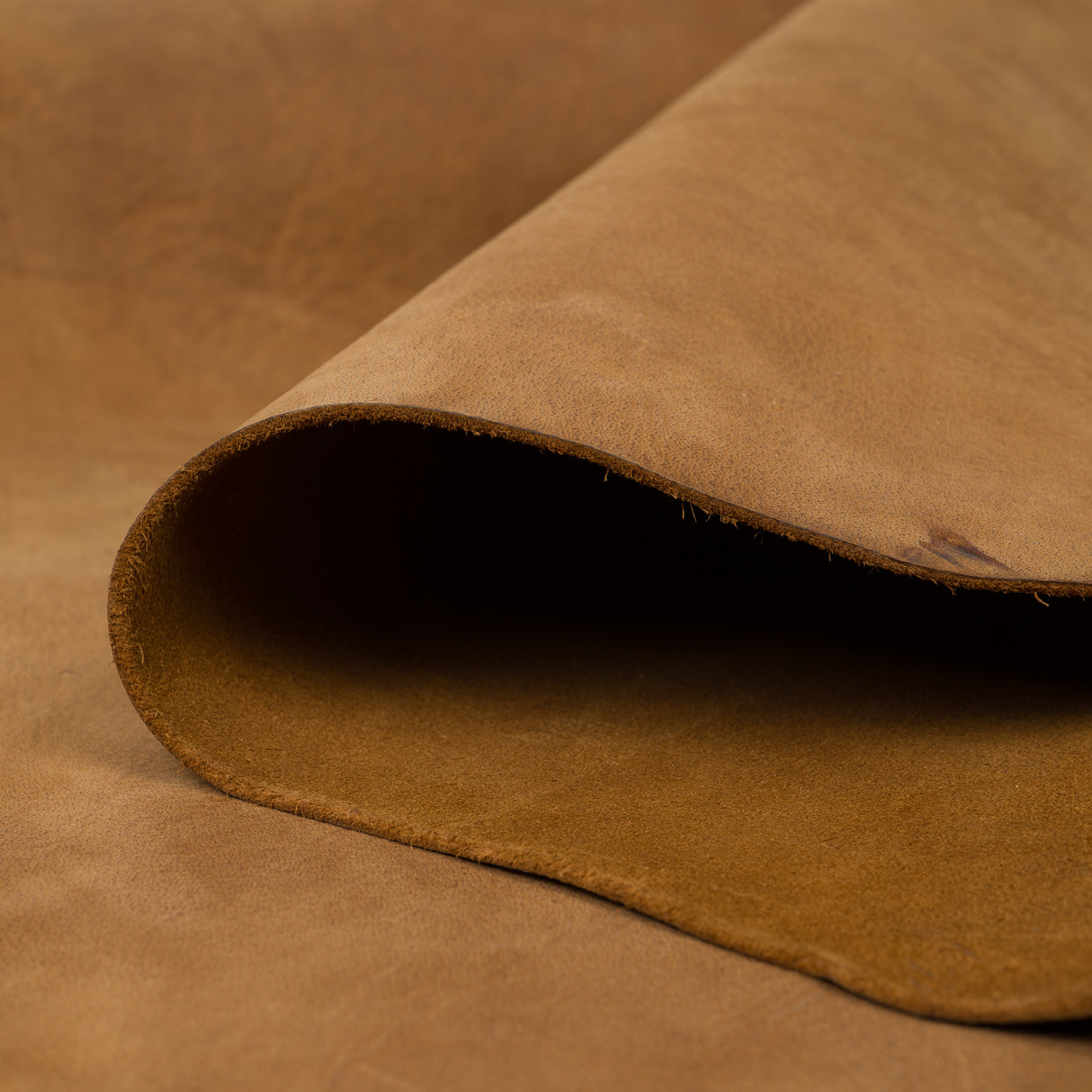 Water Buffalo Leather Side, Crazy Horse Brown
