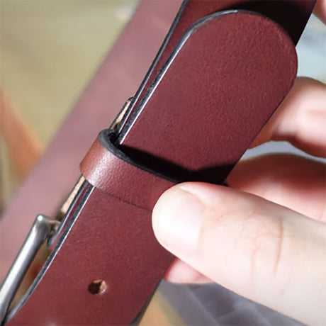 Rich Brown Leather Belt