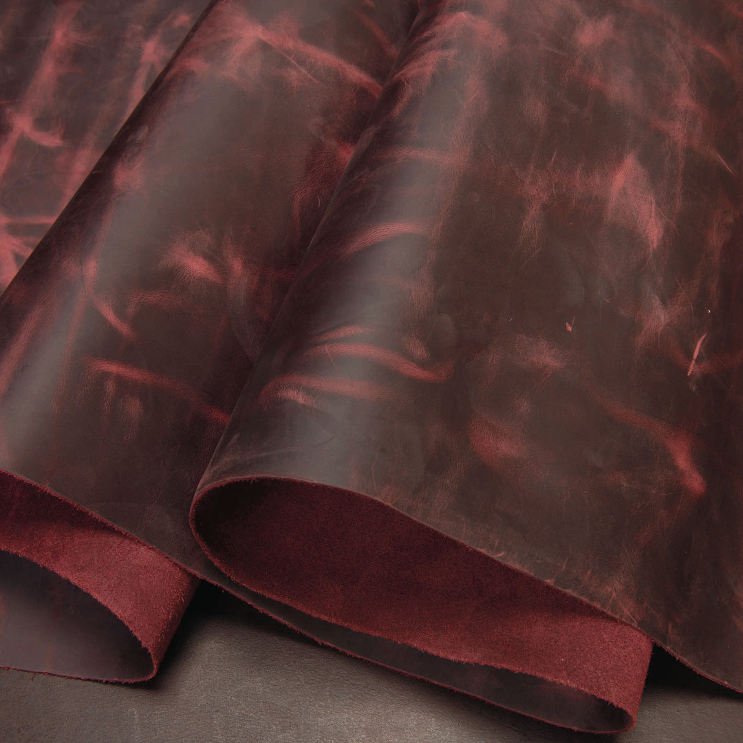 Santa Rosa Oily Pull-Up Leather - Weaver Leather Supply