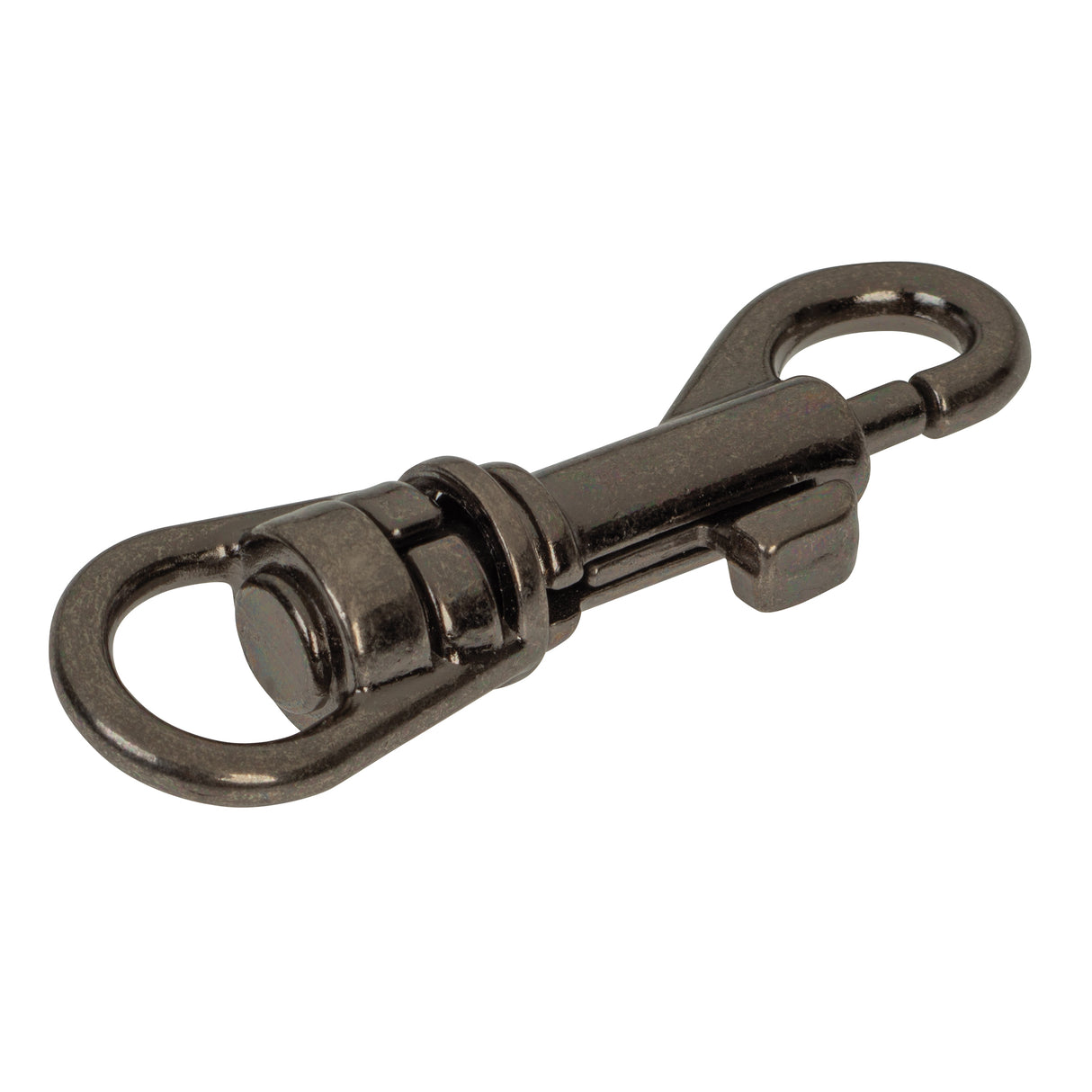 5/16" Antique Silver, Bolt Swivel Snap Hook, Zinc Alloy