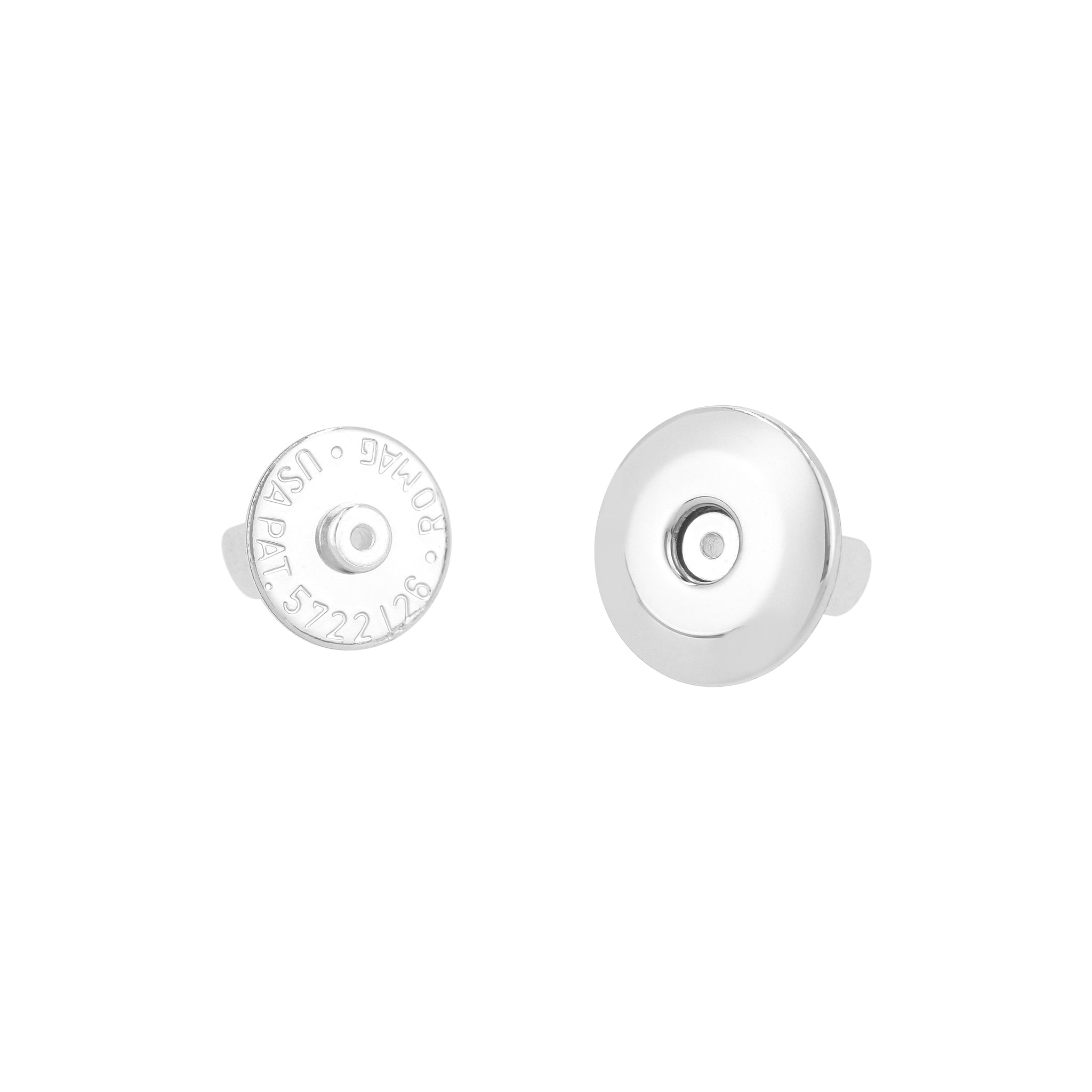 15mm Nickel, Beveloped Low Profile Magnetic Snap, Steel – Weaver