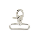 2" Shiny Nickel, Trigger Swivel Snap Hook, Zinc Alloy