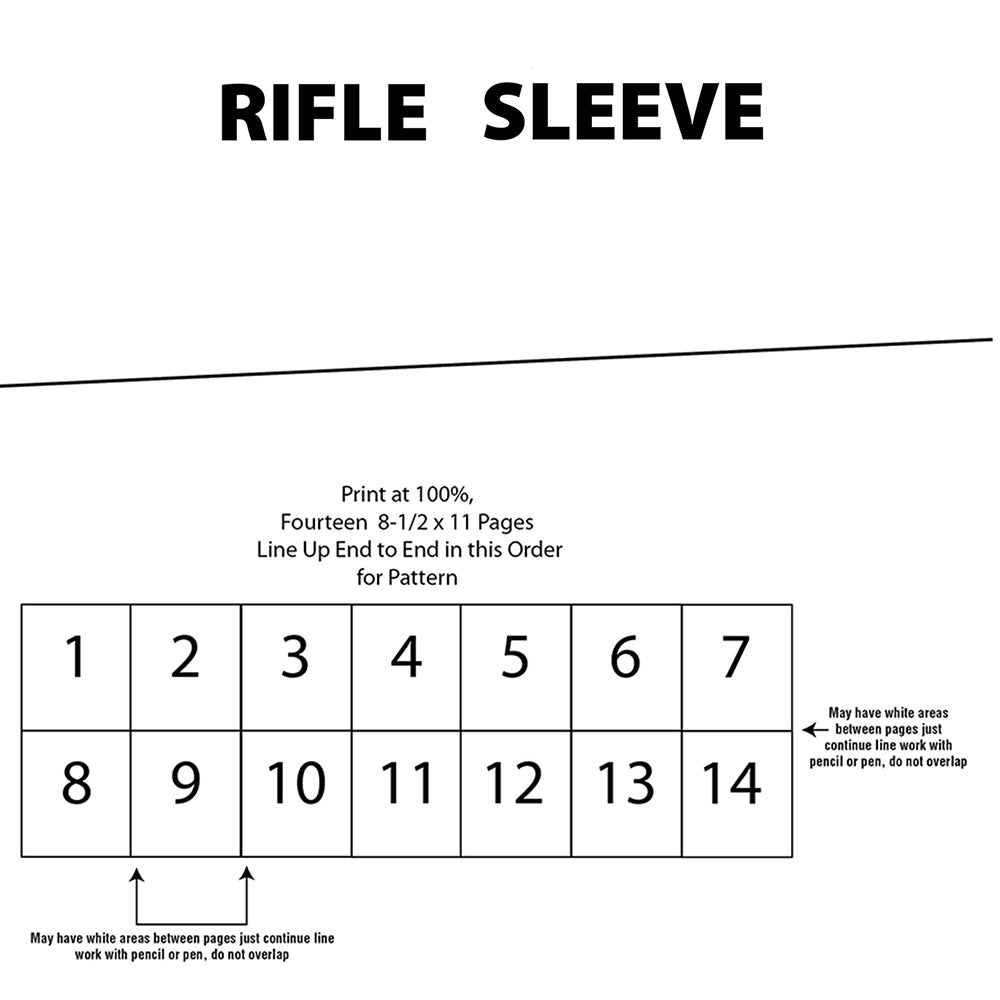 Rifle Sleeve and Fringe Pattern