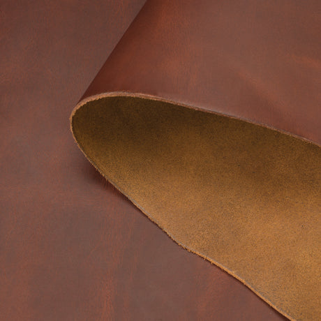 Sample, Jasper Chrome Pull-Up Leather Side, 4 to 5 oz.
