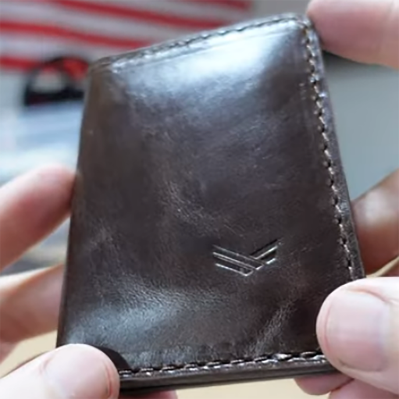 Solstice Leather Vertical Bifold Wallet