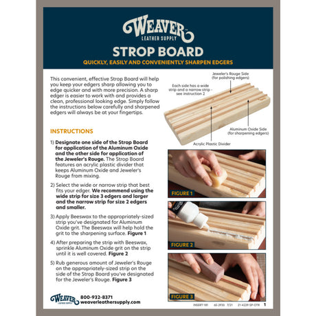 Master Tool Weaver Strop Board