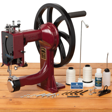 Master Tool Cub Manual Leather Sewing Machine, Aluminum