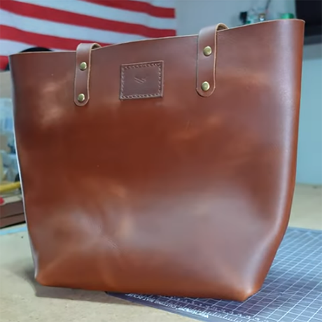 Water Buffalo Leather Tote
