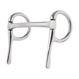 Miniature Half Cheek Driving Bit, 3-1/2" Mullen Mouth, Stainless Steel
