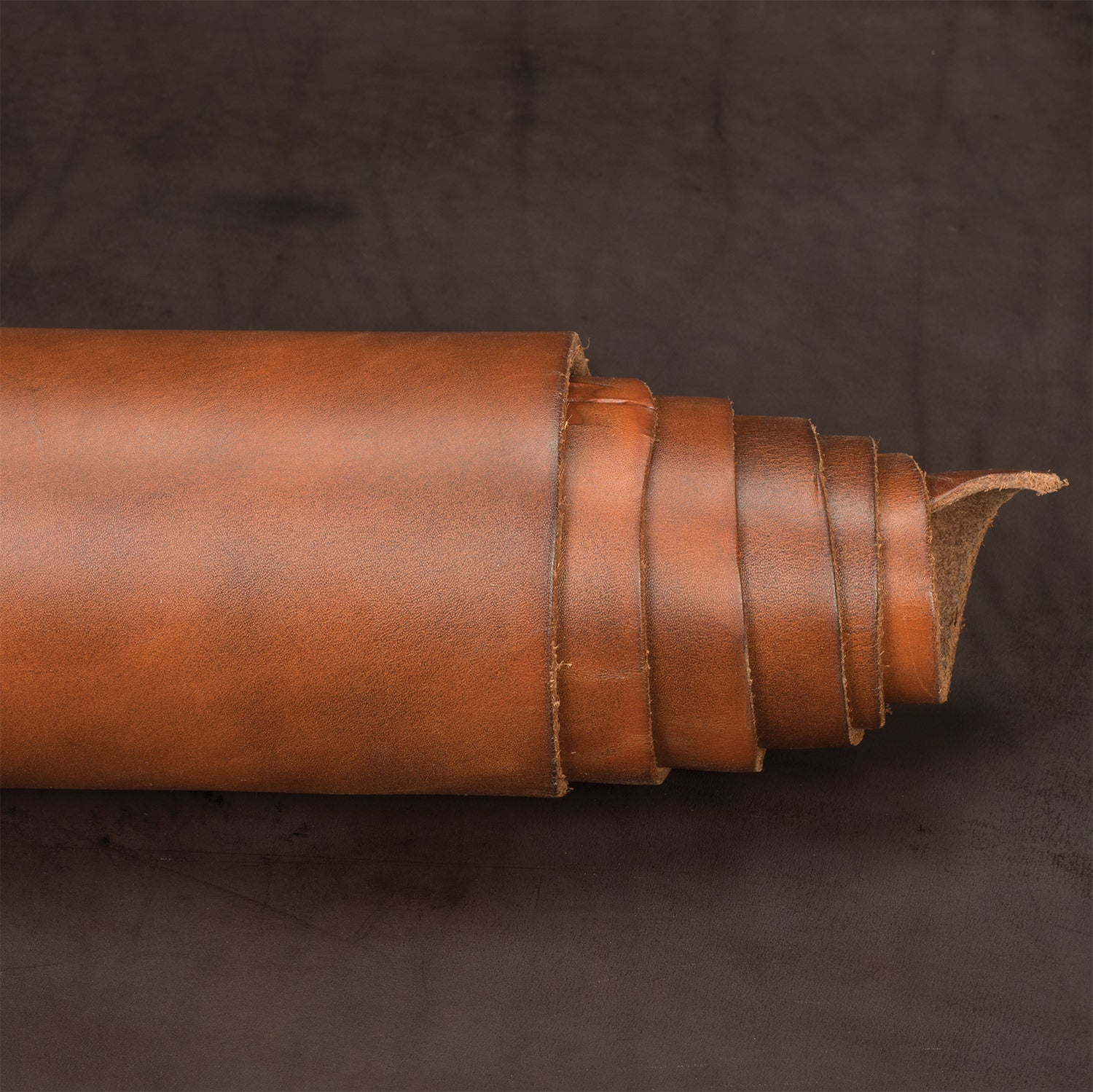 8-9 oz. Finished Double Shoulders Leather, Distressed Look