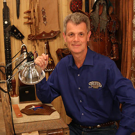 Leather projects are easy with Chuck Dorsett’s step-by-step leather crafting tutorials.