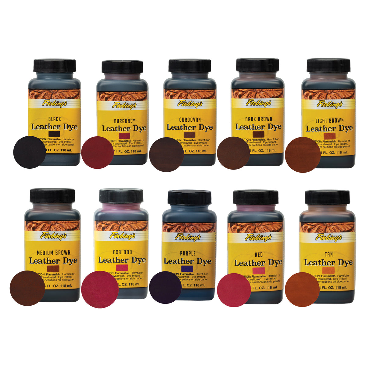 Fiebing's Leather Dye, 4 oz. - Weaver Leather Supply