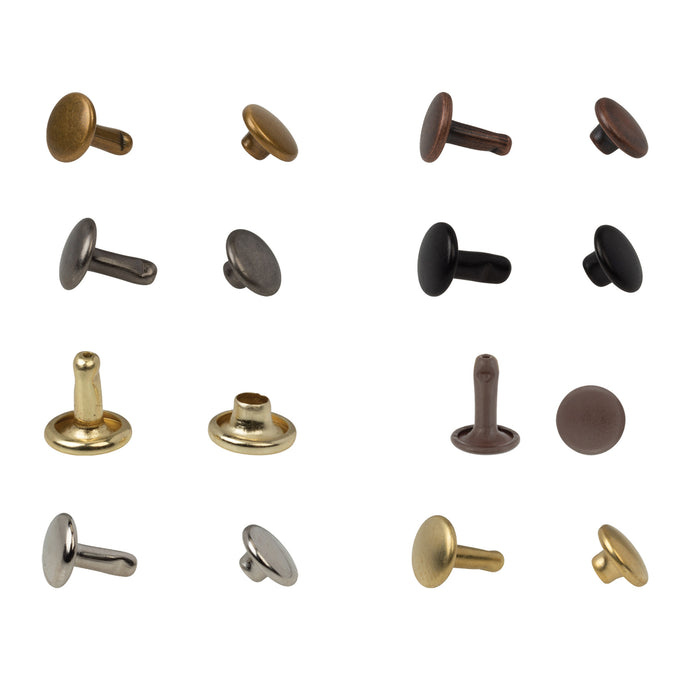 Leather Rivet Types High-Quality Leather Hardware for Custom Projects – Weaver Leather Supply