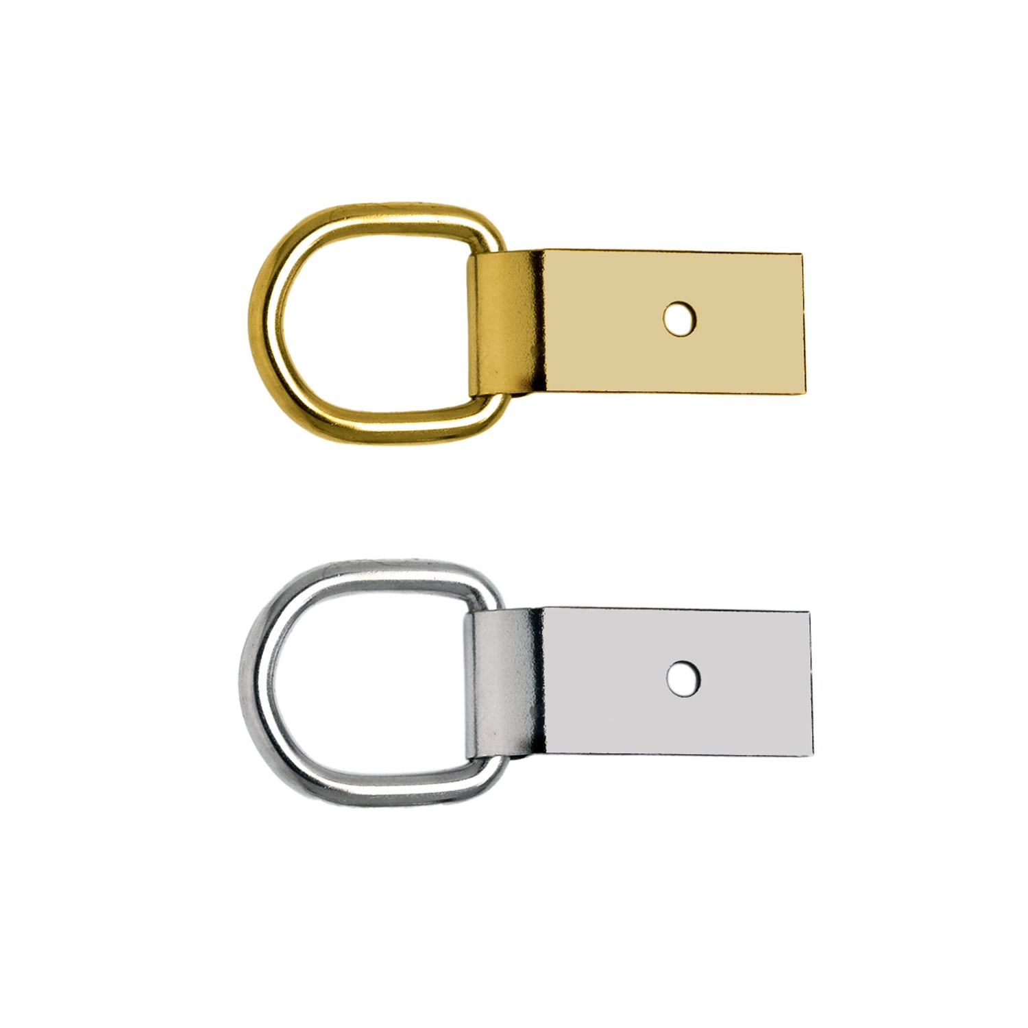 Heavy Roping Saddle D-Ring with Clip, 1"