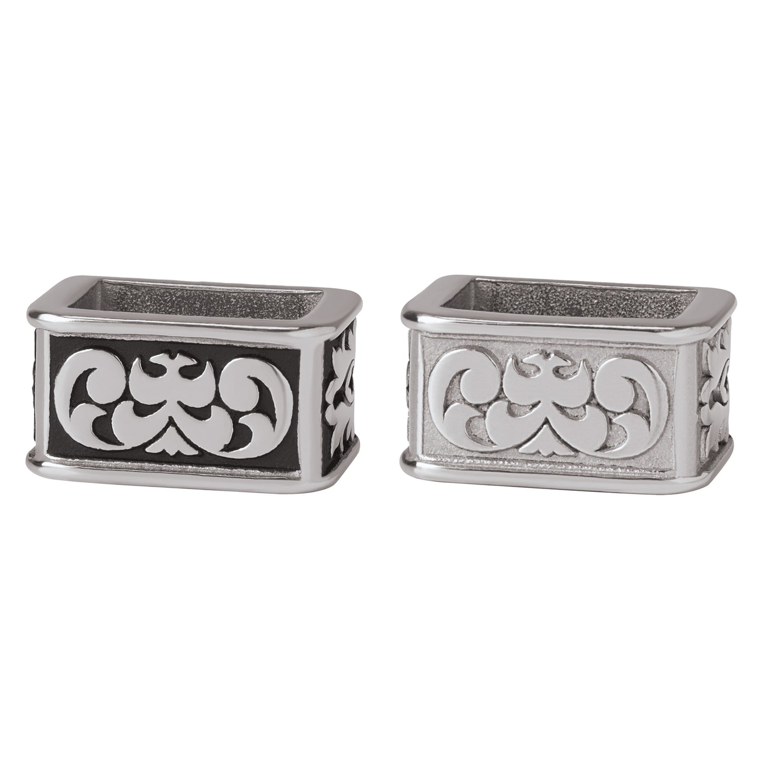 Jeremiah Watt Accented Floral & Wire Edge Loop