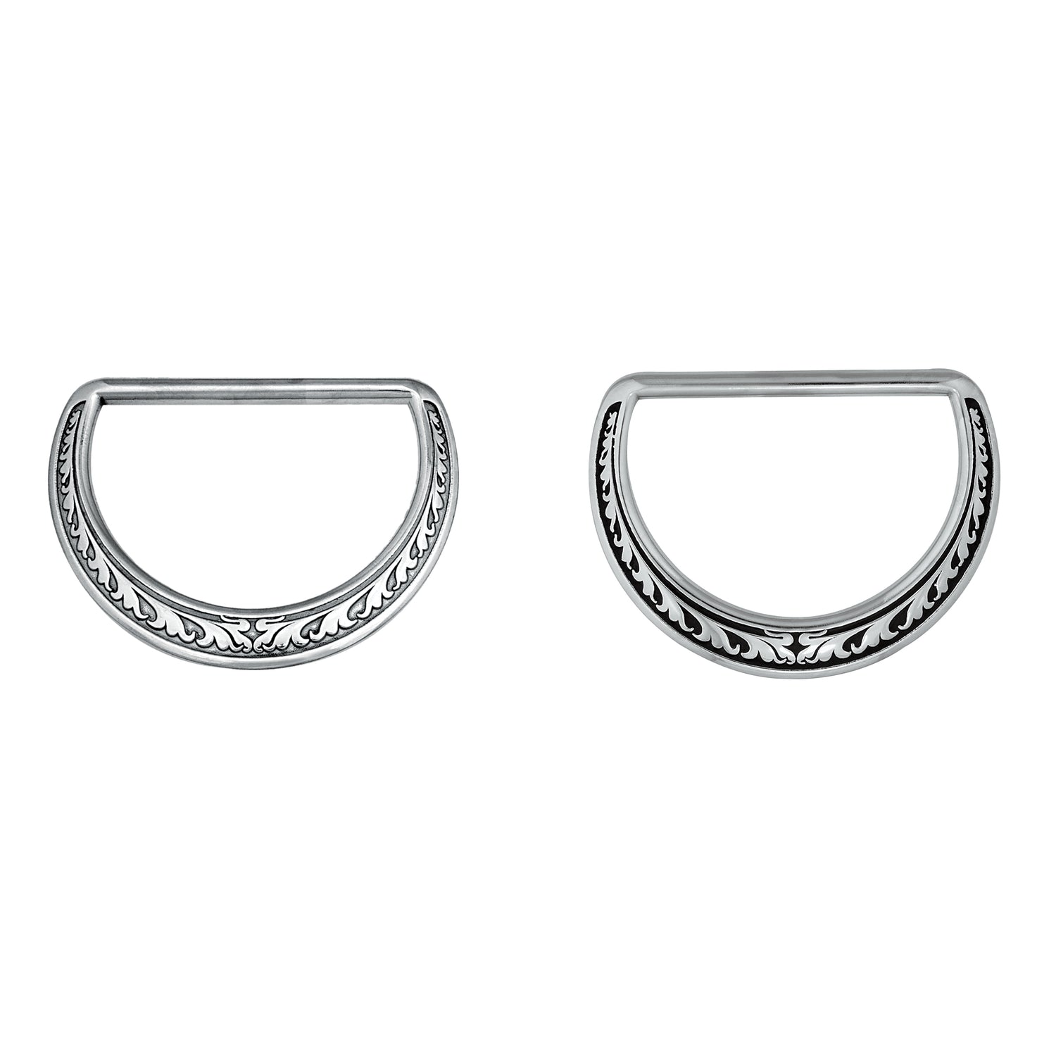 Jeremiah Watt Floral Saddle D-Ring