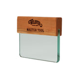 Master Tool Glass Leather Slicker with Cherry Wood Handle