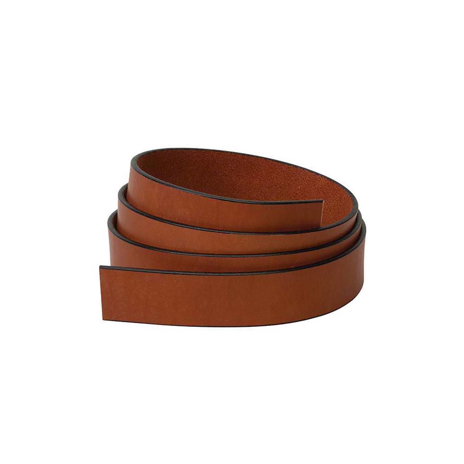 English Bridle Belt Blank with Edge Paint