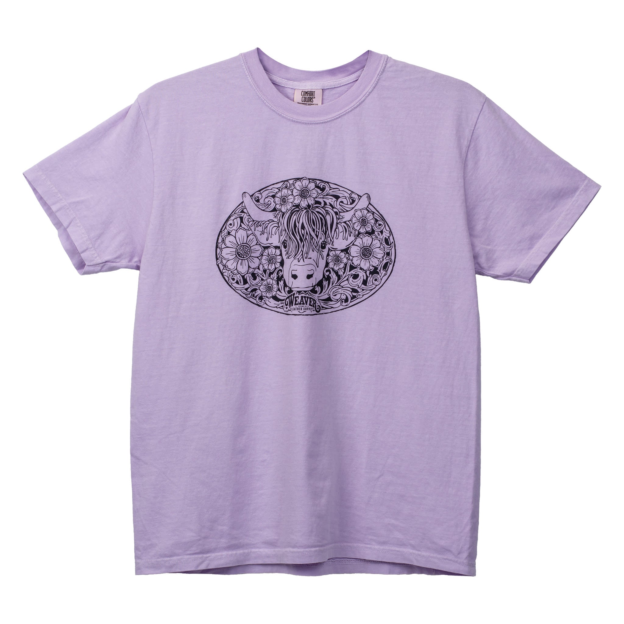 Tooled Highland Cow T-Shirt | Weaver Leather Supply