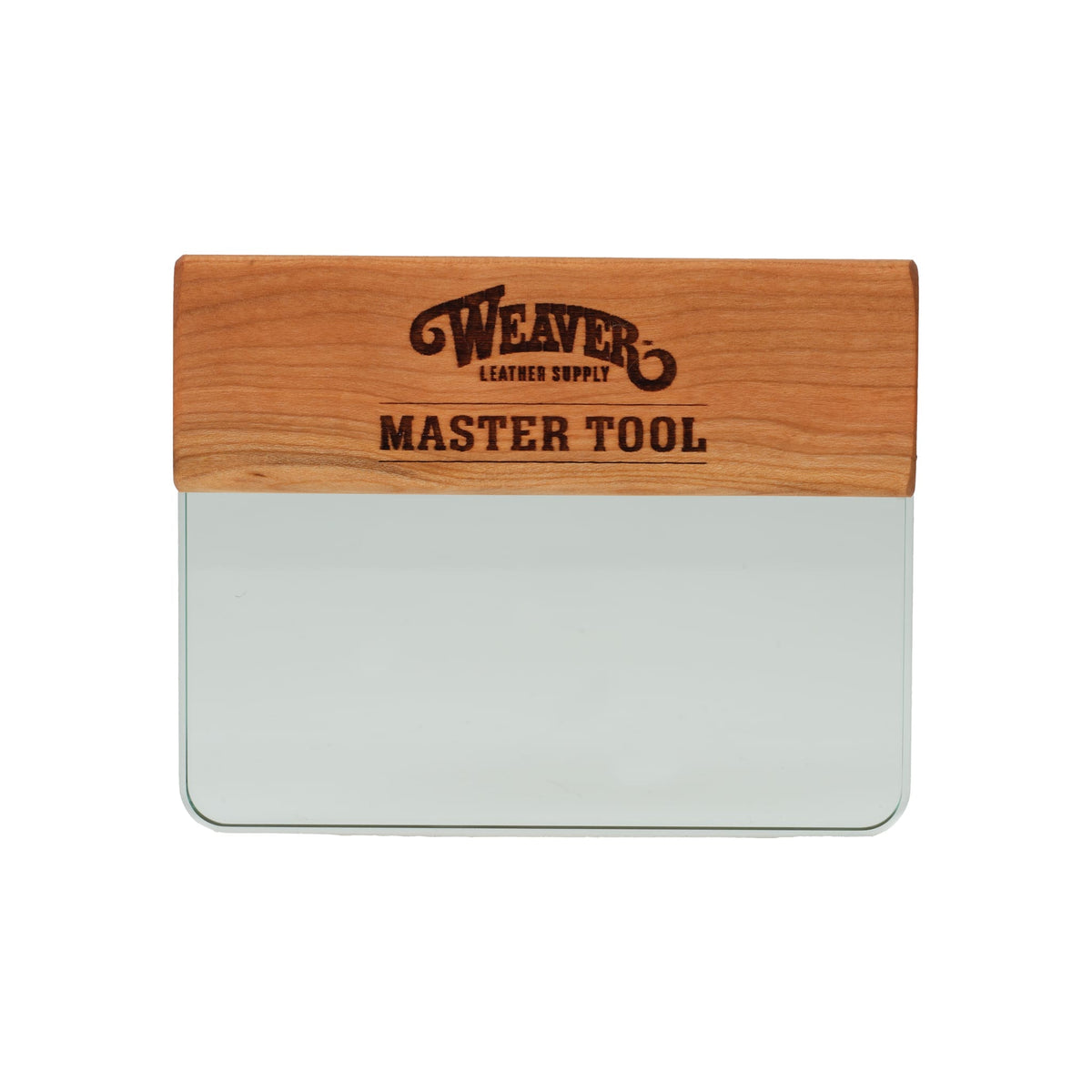 Master Tool Glass Leather Slicker with Cherry Wood Handle