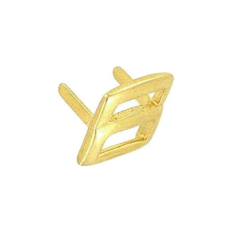 1/2" Gold, Handle Loop with Prongs, Zinc Alloy