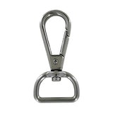 3/4" Shiny Gunmetal, Tear Drop Lever Swivel Snap, Zinc Alloy-PK5