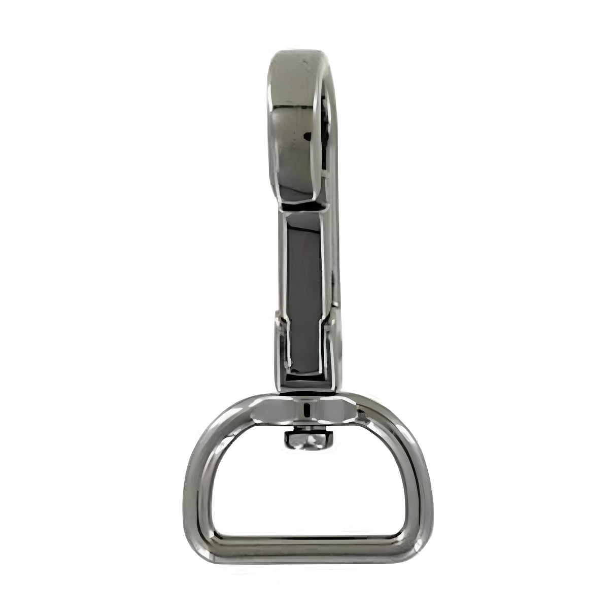 3/4" Shiny Gunmetal, Tear Drop Lever Swivel Snap, Zinc Alloy-PK5