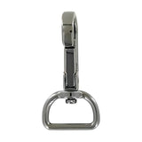 3/4" Shiny Gunmetal, Tear Drop Lever Swivel Snap, Zinc Alloy-PK5