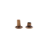 7mm Antique Brass, Double Cap Jiffy Rivets, Solid Brass-100ct, #NB307D-ANTB