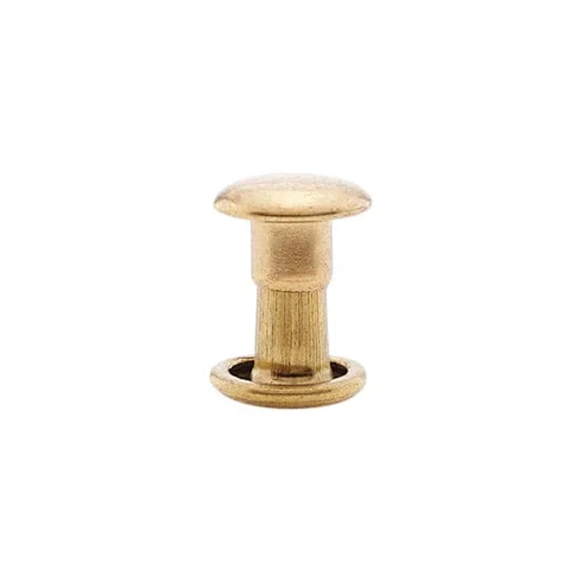 7mm Brass, Double Cap Jiffy Rivets, Solid Brass-100ct – Weaver Leather ...