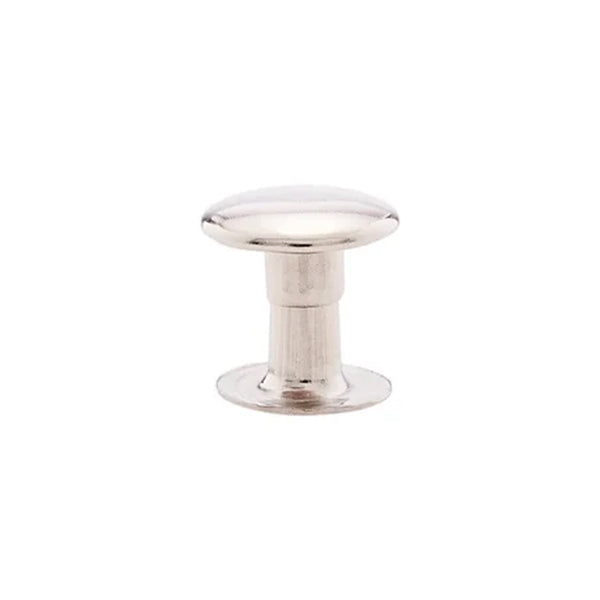 7mm Nickel, Single Cap Jiffy Rivet, Solid Brass- 100ct – Weaver