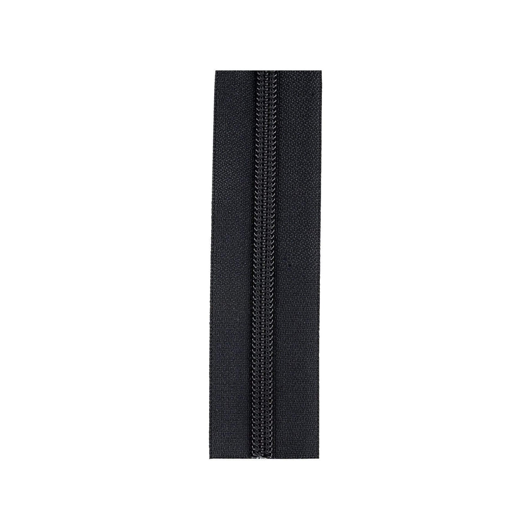 #8 Black, YKK Coil Zipper Tape, Nylon, #8C-BLK